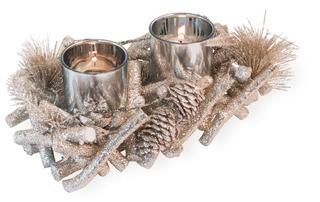 The Holiday Aisle Wood Votive Holder (BCST2347)
