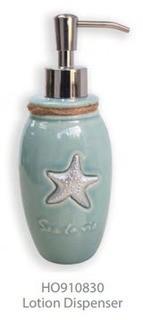 Famous Home- Sea La Vie Ceramic Lotion Pump- 2PK