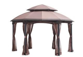 Sunjoy Replacement Canopy set for L-GZ793PST-E HERITAGE GAZEBO ( Hardware Not Included)