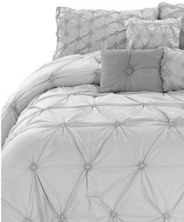 Lundon Chateau7 Piece  Comforter Set, King, Grey