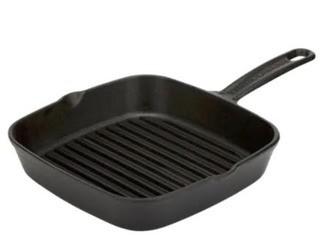 Emeril Lagasse 10-Inch Square Grill - Black, Rusted 