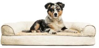 Archie & Oscar Estella Plush Bolster, Clay, 20x15"