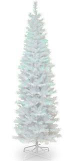 National Tree 6 Foot White Iridescent Tinsel Tree with Metal Stand (TT33-713-60)