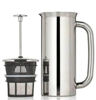 Espro Coffee Press P7-32 oz, Vacuum Insulated, Polished Stainless Steel, Display