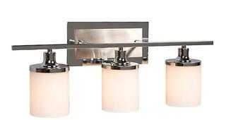 Hampton Bay?3-Light Bathroom Vanity Wall Light Fixture in Chrome