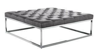 Sunpan - Sutton Square Ottoman Large - Nobility Grey