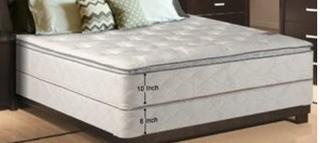 Apollonia 10 Firm Pillow Top Mattress With Box Spring - King Size