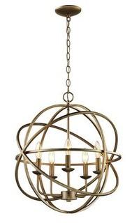 Transglobe - 70655ASL Light  - Antique Silver