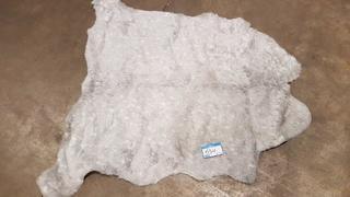 Faux Cowhide Rug - 4.25' x 5' Grey