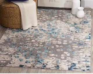 Safavieh - Monaco Collection MNC225E-8 - 8' x 11 - Grey Light Blue