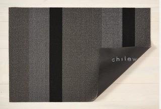 Chilewich Shag Doormat Silver & blk - 3' x 5' 