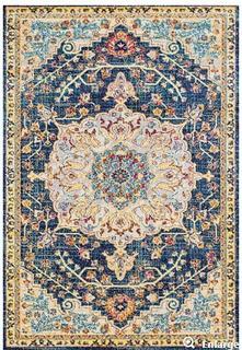 United Weavers Abigail Aviana Blue- 713 20160 - Blue - 12'6" x 15'