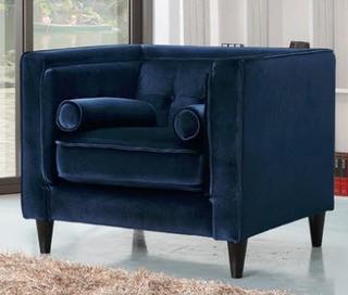 Meridian Furniture Navy  Chair - 642NAVY-C