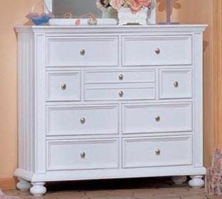 Winners Only - 50" 9 Drawer Tall Dresser - White