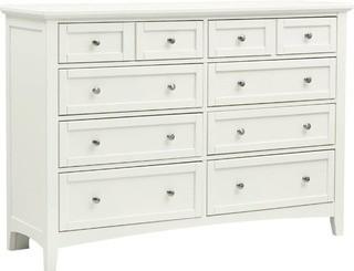 Darby Home Co Gastelum 8 Drawer Double Dresser, Soft White