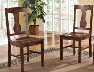 Loom Peak Freya Solid Wood Dining Chair, 2PK