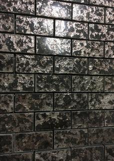 (5) Boxes Glass Mosaic Tile, 12x12" Glass Mosaic Tile -Slate Grey-Approx 50 SQ FT (CB-2016)