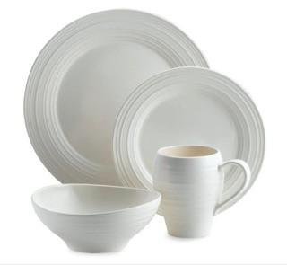 Mikasa  Swirl Dinnerware Collection in Off White