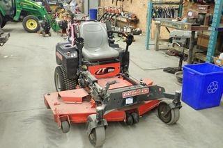 Gravely ZT60HD Zero Turn Ride-on Commercial Mower. Kawasaki FR V-Twin 24hp Gas Engine. Showing 978hrs. SN 022259.