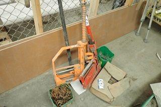 Lot of 3 Asst. Sod Fastening Machines and Fasteners. 