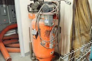DeVilbiss IS5-5580-03 Electric 5hp Vertical Air Compressor. 