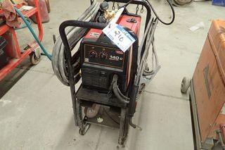 Lincoln Electric PowerMig 140C Mig Welder w/Cart and Cables. 