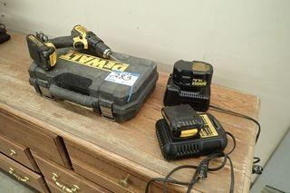 DeWalt DCD780 1/2" Drill Driver w/ 2 Batteries and 2 Chargers. 