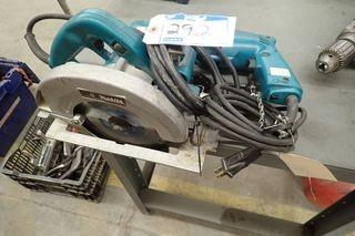 Lot of Makita 7 1/4" Circular Saw and Makita 1/4" Drill.