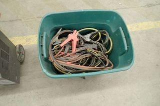 Lot of Asst. Booster Cables. 