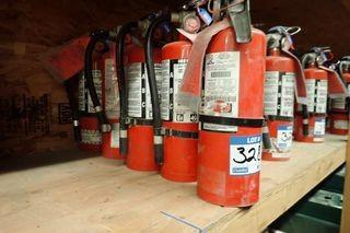 Lot of 5 Asst. ABC Fire Extinguishers.