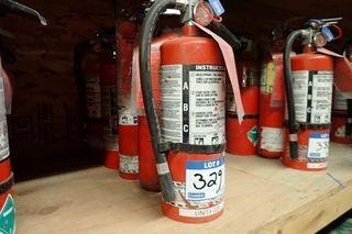 Lot of 5 Asst. ABC Fire Extinguishers.