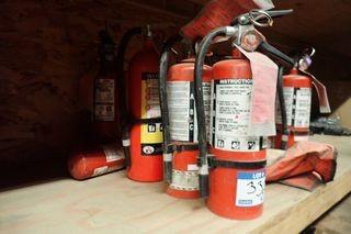 Lot of 5 Asst. ABC Fire Extinguishers.