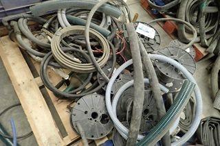 Lot of Electric Fuel Pump, Rotary Fuel Pump, Electrical Wire and Aircraft Cable. 