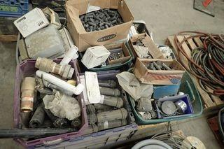 Lot of PVC Elbows, Tees, Sprinkler Heads, Control Panels, etc.