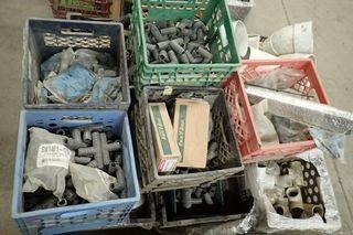 Lot of PVC Elbows, Tees, Sprinkler Heads, etc. 