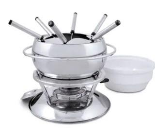 Swissmar - Fondue - 11 Pcs Zuri Stainless Steel Fondue Set-Display