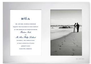 Kate Spade NY Darling Point Double Invitation Picture Frame-Scratches 