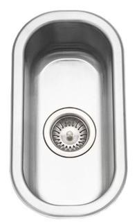 Houzer CS-1105-1 Club Series Undermount Stainless 17.94" L x 9.31" W