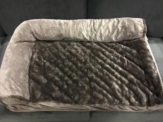 Pet Bed, Brown, 18x27"