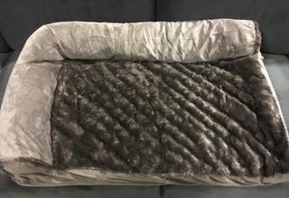 Pet Bed, Brown, 18x27"