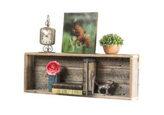 Del Hutson Designs 2  Natural Rustic Shelves