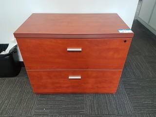 Wood 2 Drawer Lateral Filing Cabinet