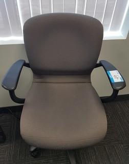 Upholstered Swivel Arm Chair