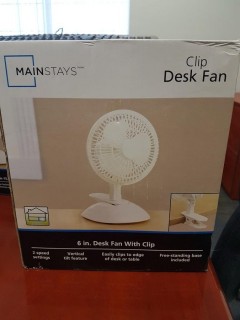 Mainstays 6" Desk Fan with Clip