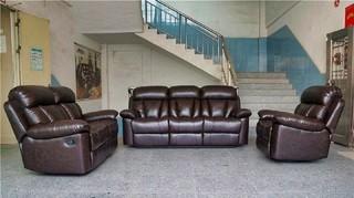 New 3 Pcs Bonded Leather Furniture Set Living Room Brown YR1067 