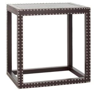 Mercer41 Nicollette End Table, Charcoal