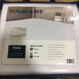 Defend-A-Bed Hypoallergenic Waterproof Mattress Protector, Twin