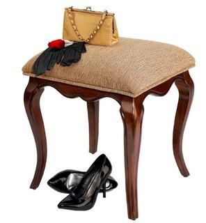 Design Toscano Lady Guinevere Vanity Stool