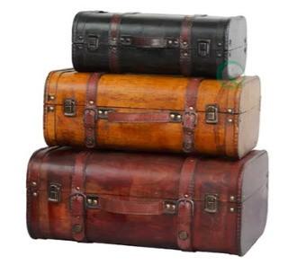 Freel 3 Piece Suitcase Trunk Set