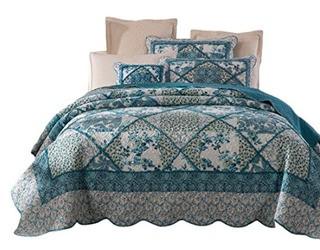 Tache Home Fashion 3PC Quilt Set, Queen